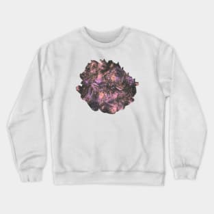 Dripping Brushstrokes Splatter Coral Magenta Crewneck Sweatshirt